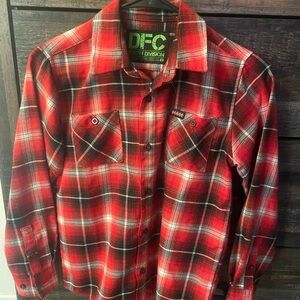 DIXXON Kids Red Plaid Button-Up Shirt